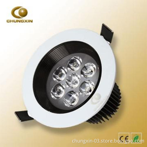 Super Brightness 7W LED Ceiling Down Light Professional Manufacturer